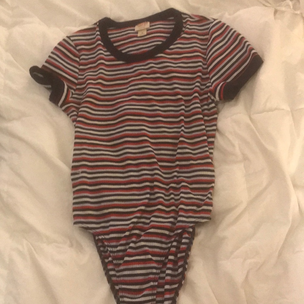 Mossimo striped bodysuit